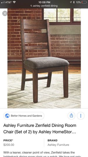 Ashley S Furniture Dining Chairs 2 For Sale In Anderson Sc Offerup