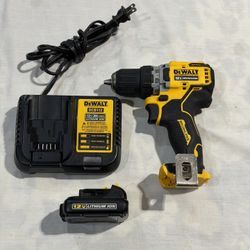 Dewalt 12v Max DCD701 3/8” Cordless Brushes Drill Driver + Battery & Charger 