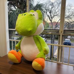 4FT Good stuff Nintendo Super Mario - YOSHI Green Dinosaur Jumbo Soft Plush Doll