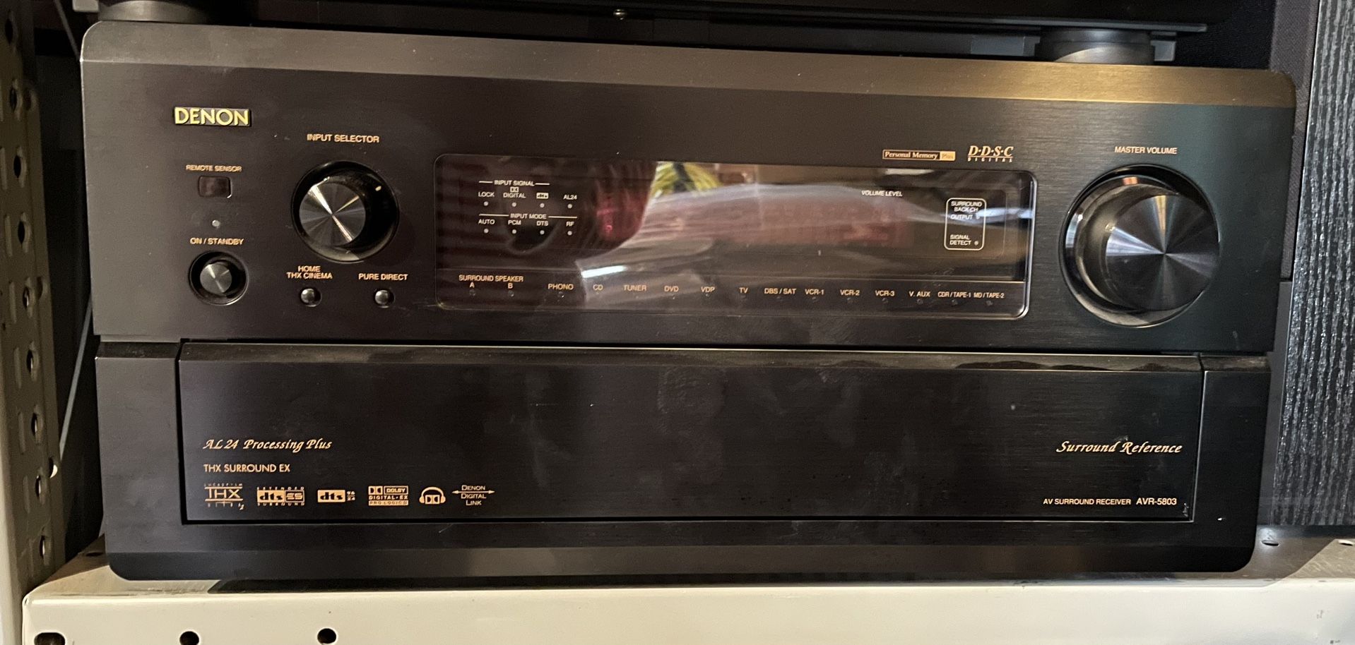 Denon AVR-5803 Surround Reference Stereo Flagship Receiver, RC-800 Remote Bundle