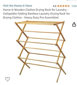 Wooden clothes dryer 