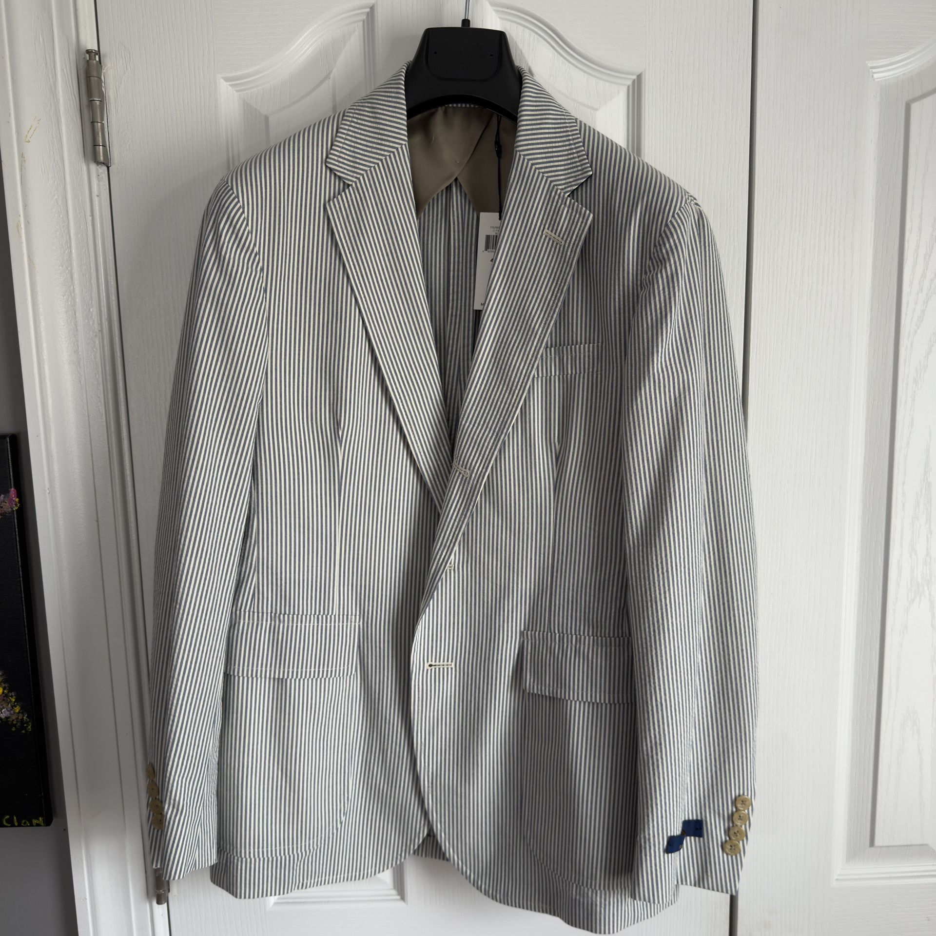 Polo Ralph Lauren Seersucker Unlined Sports Jacket