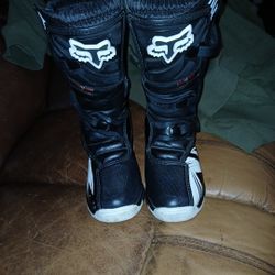 Fox Racing Comp 5 Motorcycle Boots Size Y3