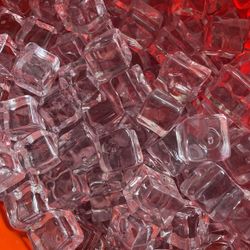 Clear Acrylic Ice Cubes 100’s Decorations Party 