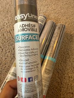 Peel and stick cover liners