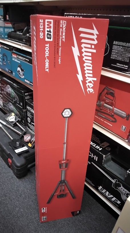 MILWAUKEE M18 DUAL POWER TOWER LIGHT (TOOL ONLY)