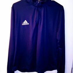 Men's Adidas Training Essentials 1/4 Zip Aero Ready Pullover Size Large 42/44