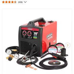 Lincoln Weld-Pak 140 Amp MIG and Flux-Core Wire Feed Welder, 115V, Aluminum Welder with Spool Gun sold separately
