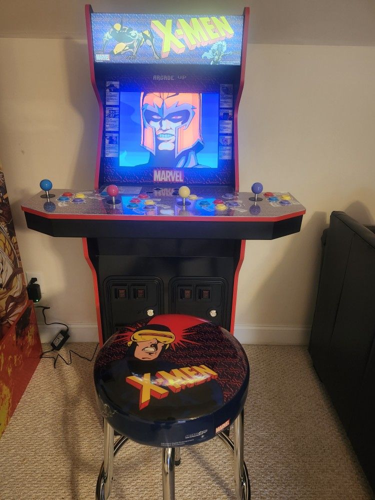 X-Men 1Up Arcade Cabinet. **Rare**