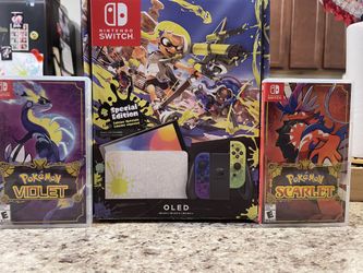 Nintendo Switch Special Edition Splatoon Bundle
