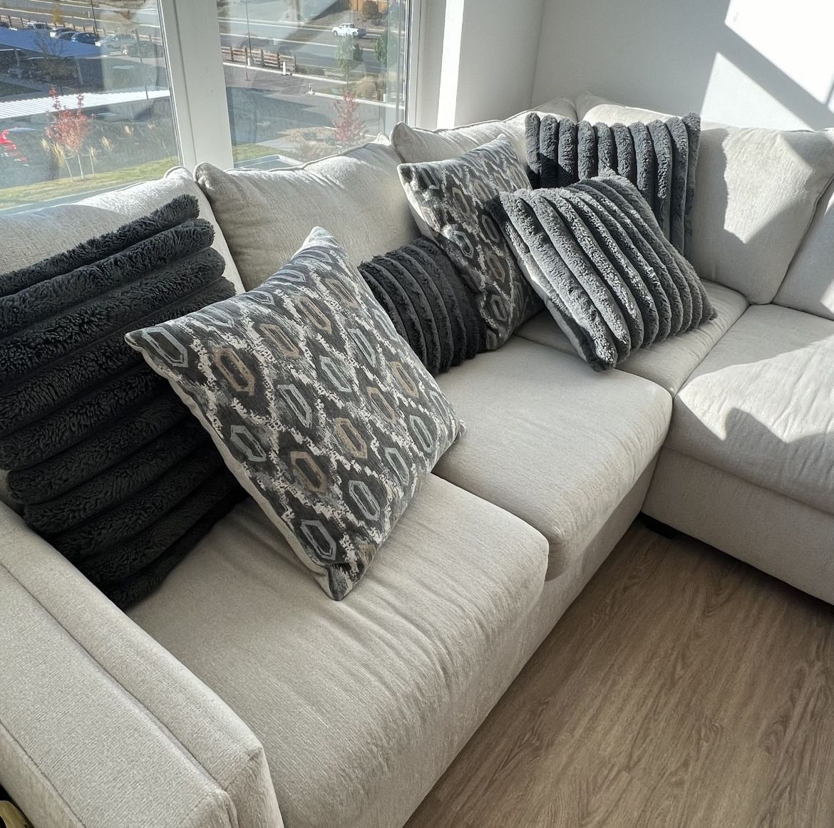 Price Firm For Set Of 6 Reversible Decorative Pillows * Couch / Sofa NOT FOR SALE 