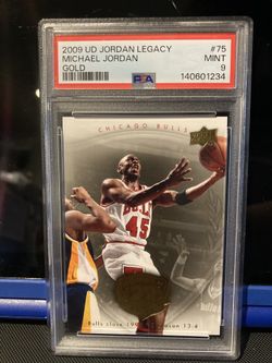 2009 Michael Jordan Gold UD 
