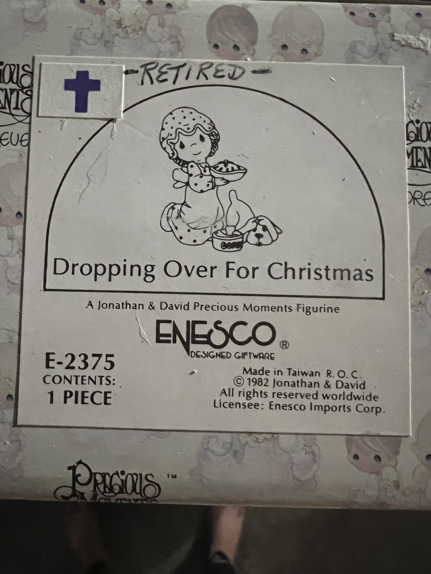 Precious Moments - Dropping Over For Christmas