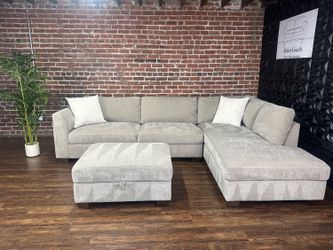 Delivery Available Costco gray sectional sofa couch retails 1500