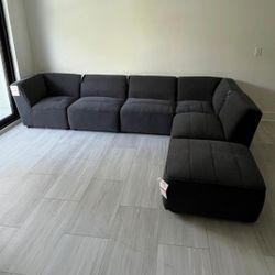6 Pcs Sectional Sofa Modular New