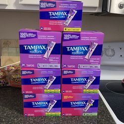 Tampax “Radiant” Unscented Tampons -7 Items!($62.58+Value)