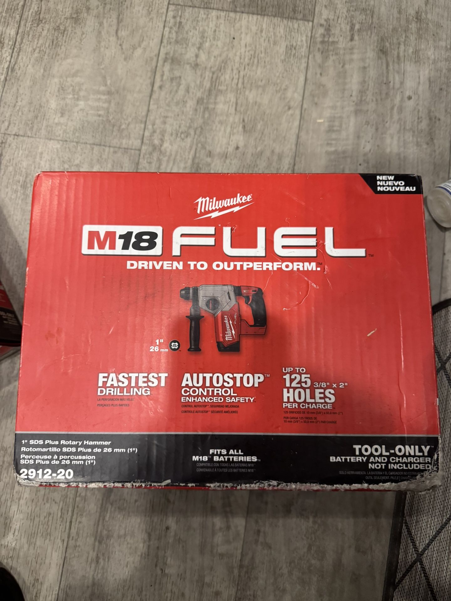 M18 FUEL 18V Lithium-Ion Brushless Cordless 1 in. SDS-Plus Rotary Hammer (Tool-Only