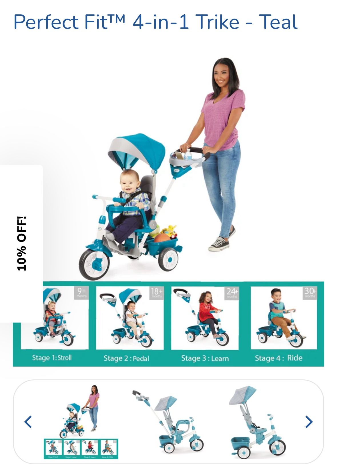 Little Tikes 4-1 Push Bike