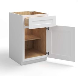 18" Base Cabinet | 1 Door, 1 Drawer, 1 Shelf