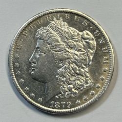 1879-CC Morgan Silver Dollar $1 High Grade! Probably Cleaned