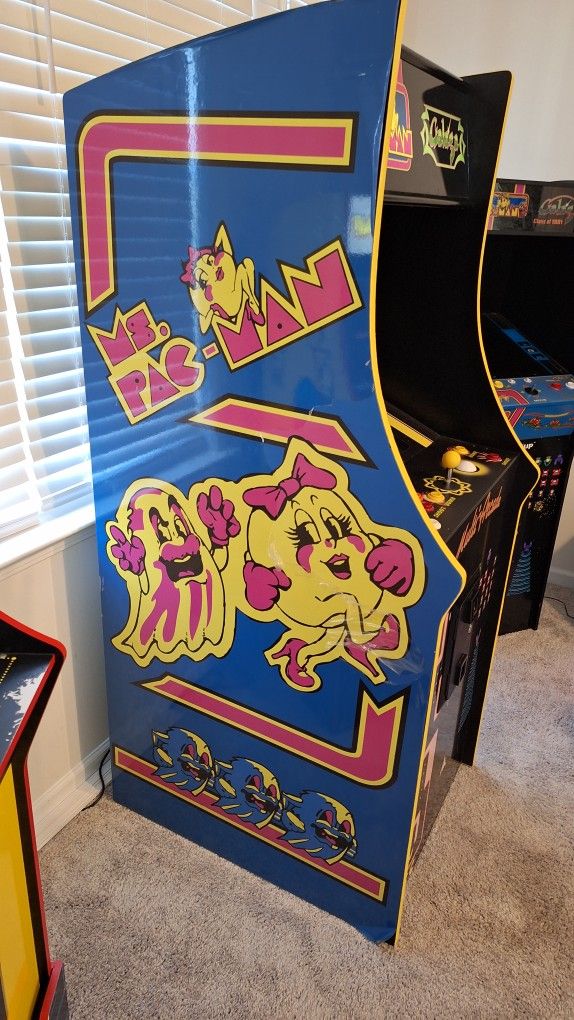 Arcade MS PACMAN Plus 60 Games THIS IS NOT AN ARCADE 1 UP THIS IS THE REAL SIZE
