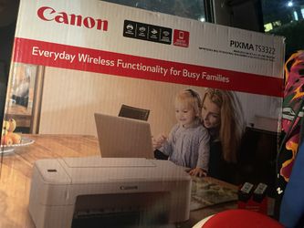 Canon pixma ts3322 wireless printer has Ink 