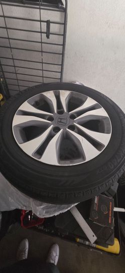 Honda accord factory rims tire treads are no good but great rims