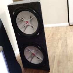 Sub speaker box with speakers