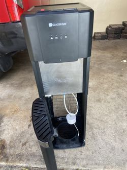 Glacier Bay LY619 Matte Black Stainless Steel Bottom Load Water Dispenser