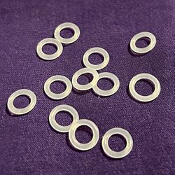 Silicone O-Rings 0g 8.5mm Body Jewelry Gauges Replacement