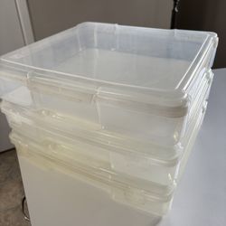 12x12 Storage Containers (3)
