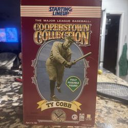 Starting Lineup Cooperstown Collection Ty Cobb Poseable Figure Detroit Tigers