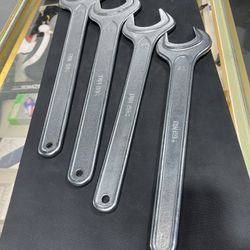 Large Open End Metric Wrenches 