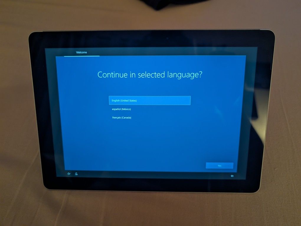 Windows 10 Surface Tablet