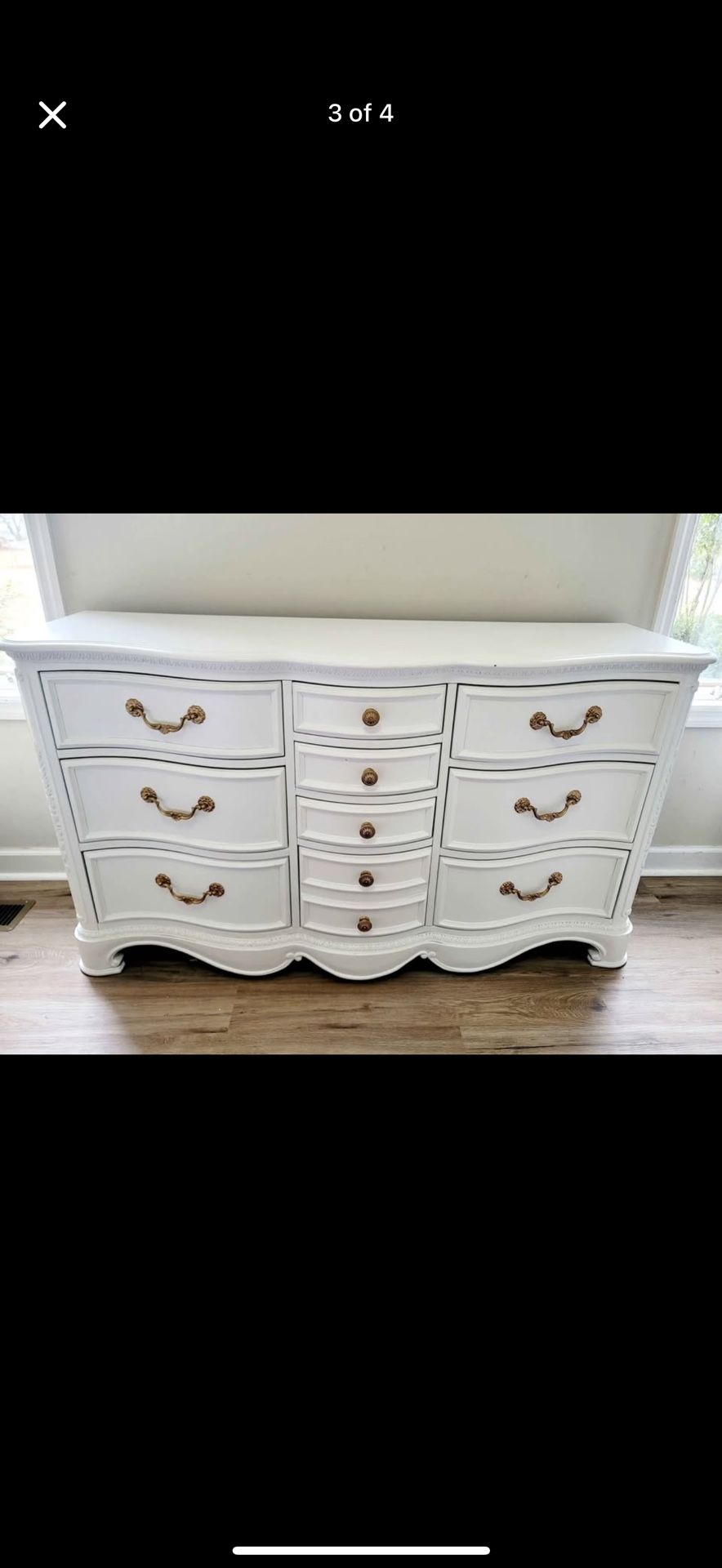 White Princess Dresser & Disney mirror