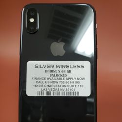 IPHONE X 64 GB FACTORY UNLOCKED 