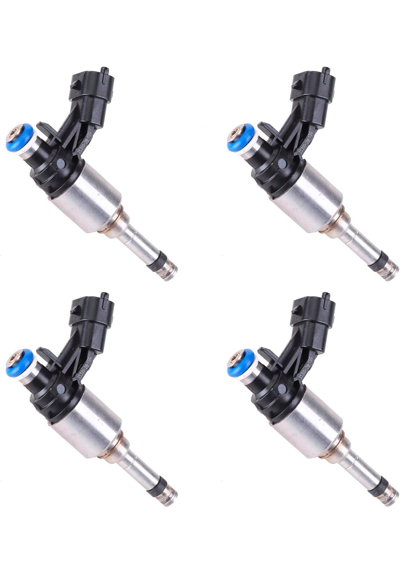 5310-2B130 4PCS Fuel Injectors Set Compatible for Hyundai Veloster Kia Rio Soul