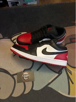 Jordan 1 low bred toe Sz 11