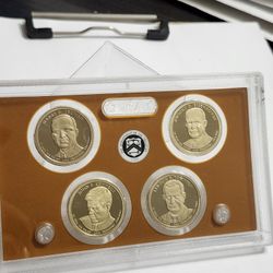 2015 Presidendial One Dollar Coin Proof Set - 4 Coins