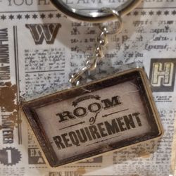 Harry Potter Room of Requirement Keychain Rectangular Shape