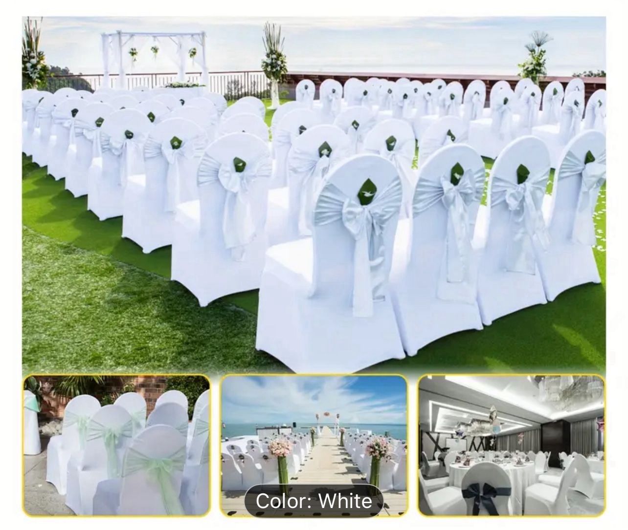 White Chair Covers 
