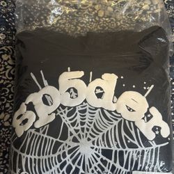 Sp5der Og Web Black Hoodie medium 