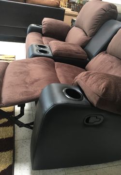 Loveseat recliner rocker