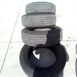 4 Yokohama Tires Half Tread Left Size 225/65/17  $100 Cash For Set Of 4