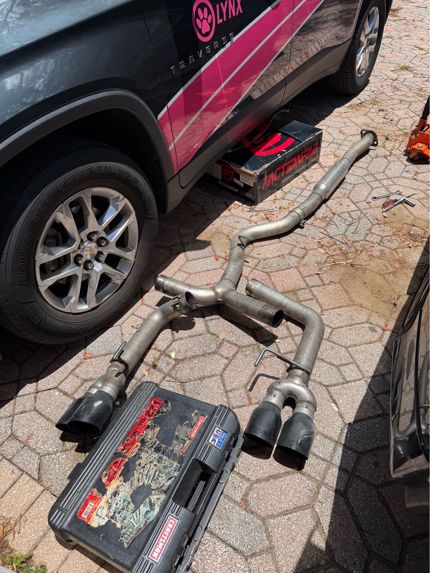 AWE track exhaust 15+ WRX/STI