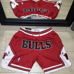 Y2K Miami Heat Embroidered Basketball Shorts