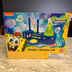 NEW Nickelodeon SpongeBob Squarepants Sandy's Science Lab, Brand New
I HAVE A FEW AVAILABLE