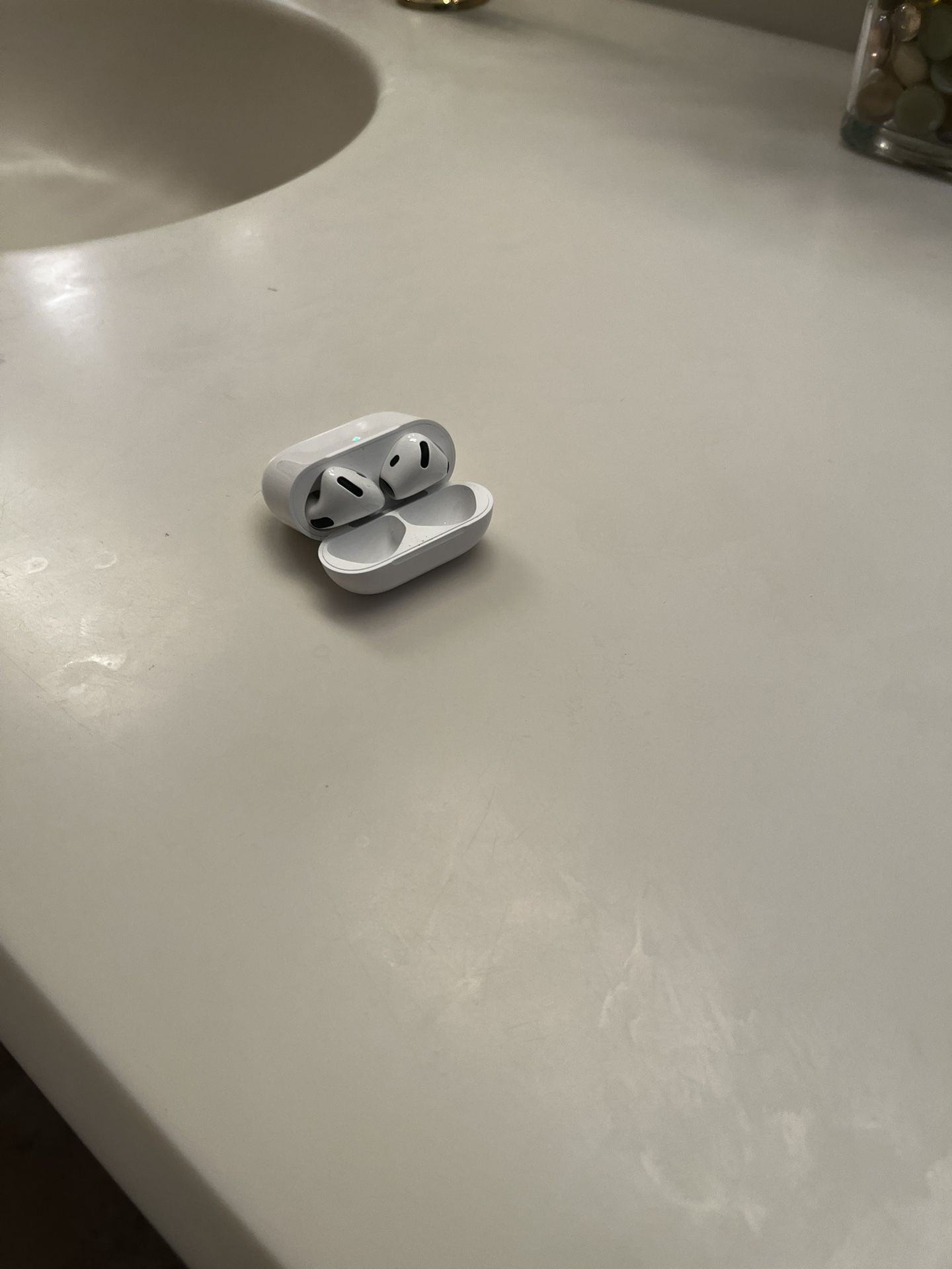 White AirPods Bluetooth Wireless Headset 