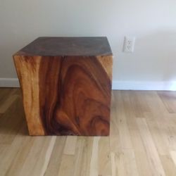 Monkey Pod Side Table 