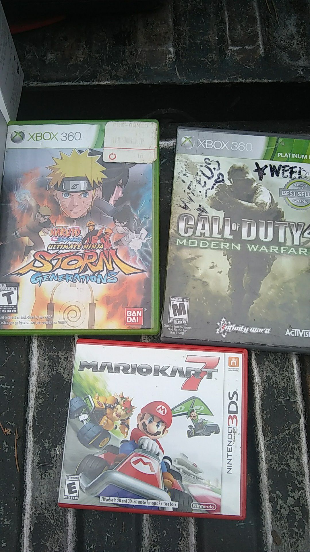 Miscellaneous Xbox 360 games and a Nintendo 3DS